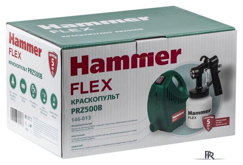 Краскораспылитель Hammer Flex PRZ500B - Изображение №13 — Интернет-магазин ПроЗаказ
