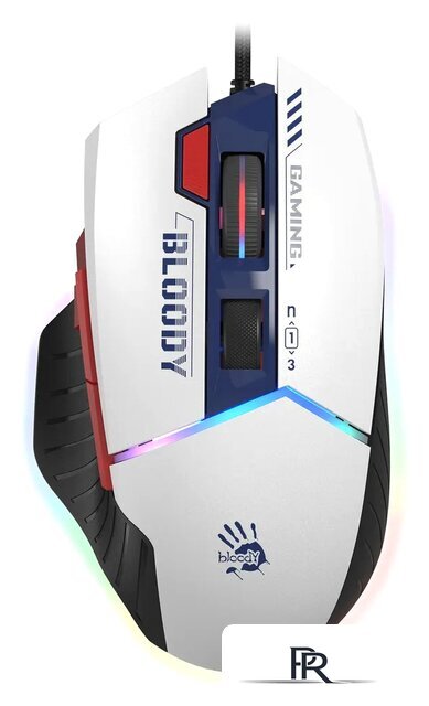 Игровая мышь A4Tech Bloody W95 Max Sports (белый/темно-синий) - Изображение №1 — Интернет-магазин ПроЗаказ