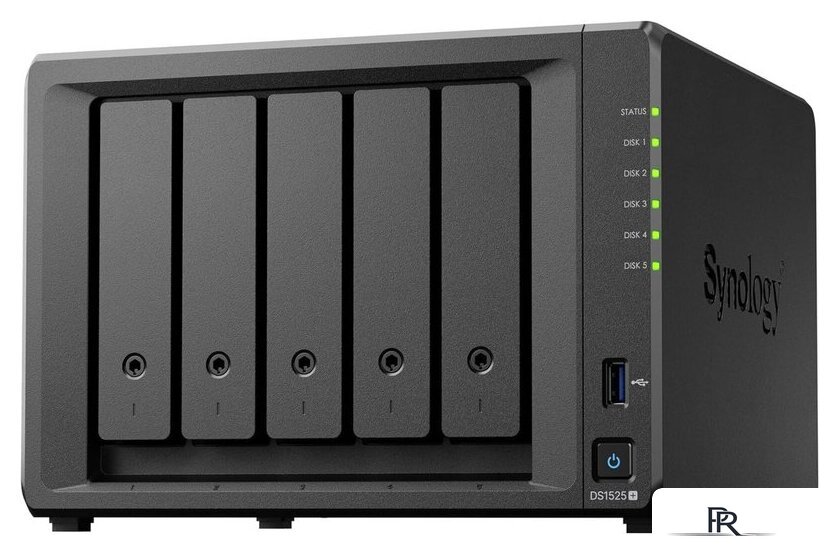 Сетевой накопитель Synology DiskStation DS1525+ - Изображение №1 — Интернет-магазин ПроЗаказ
