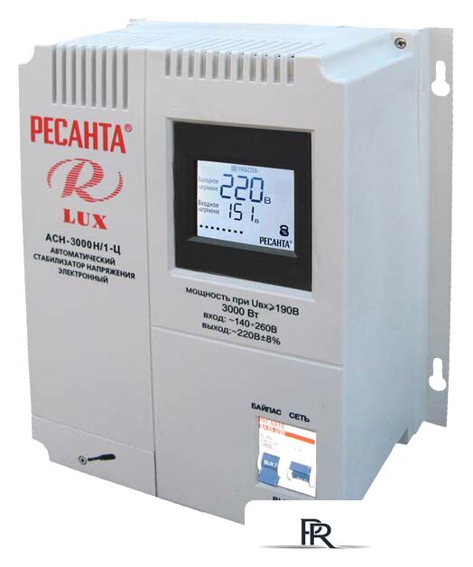 Стабилизатор напряжения Ресанта Lux АСН-3000Н/1-Ц - Изображение №1 — Интернет-магазин ПроЗаказ
