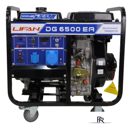Дизельный генератор Lifan DG6500EA - Изображение №1 — Интернет-магазин ПроЗаказ