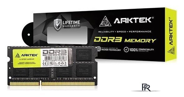 Оперативная память Arktek 8ГБ DDR3 SODIMM 1600 МГц AKD3S8N1600 - Изображение №5 — Интернет-магазин ПроЗаказ