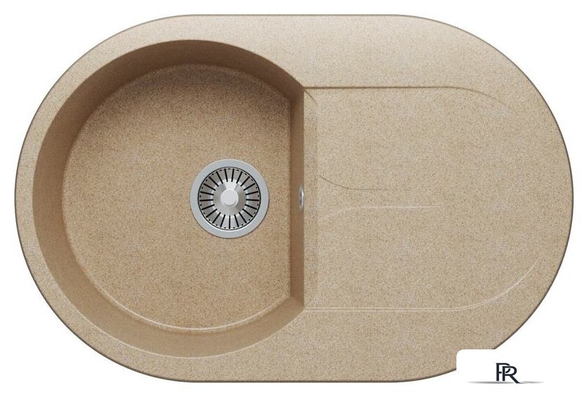 Кухонная мойка Polygran Atol-760 (песочный 302) - Изображение №1 — Интернет-магазин ПроЗаказ