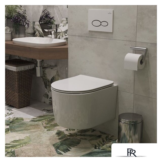 Унитаз подвесной Roxen Simple Compact 530120-01 Rimless Soft Close - Изображение №2 — Интернет-магазин ПроЗаказ