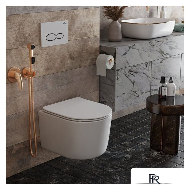 Унитаз подвесной Roxen Simple Compact 530120-01 Rimless Soft Close - Изображение №1 — Интернет-магазин ПроЗаказ