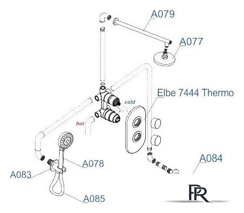 Душевая система  Wasserkraft A177477 - Изображение №7 — Интернет-магазин ПроЗаказ