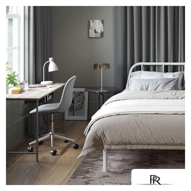 Кровать Домаклево Мира 120x200 (белый) - Изображение №6 — Интернет-магазин ПроЗаказ