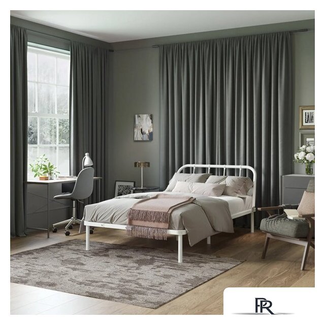 Кровать Домаклево Мира 120x200 (белый) - Изображение №4 — Интернет-магазин ПроЗаказ