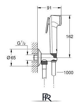 Гигиенический душ Grohe Tempesta-F Trigger Spray 30 26358000 - Изображение №2 — Интернет-магазин ПроЗаказ