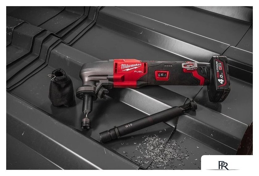 Высечные электрические ножницы Milwaukee M12 FNB16-402X 4933479619 (с 2-мя АКБ, кейс) - Изображение №7 — Интернет-магазин ПроЗаказ