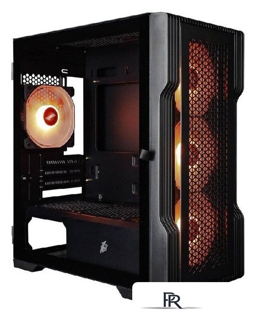 Корпус 1stPlayer Trilobite T3 ARGB T3-BK-4F7 - Изображение №1 — Интернет-магазин ПроЗаказ