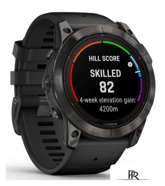 Умные часы Garmin Fenix 7X Pro Sapphire Solar (карбоново-серый титан/черный) - Изображение №3 — Интернет-магазин ПроЗаказ