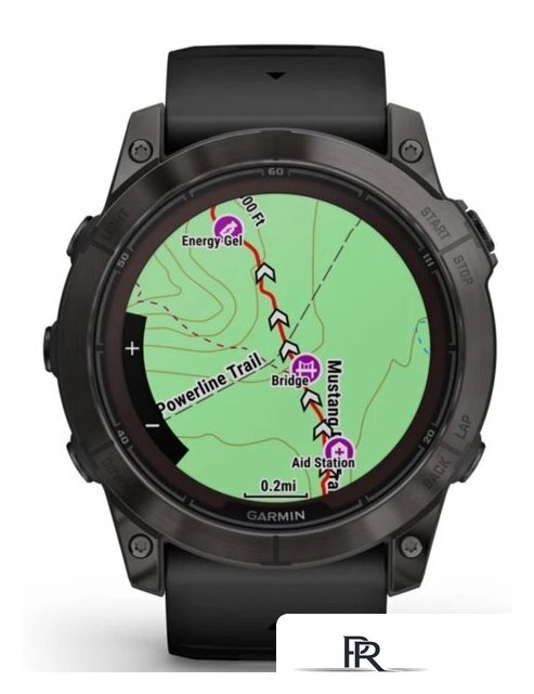 Умные часы Garmin Fenix 7X Pro Sapphire Solar (карбоново-серый титан/черный) - Изображение №4 — Интернет-магазин ПроЗаказ