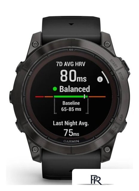 Умные часы Garmin Fenix 7X Pro Sapphire Solar (карбоново-серый титан/черный) - Изображение №5 — Интернет-магазин ПроЗаказ