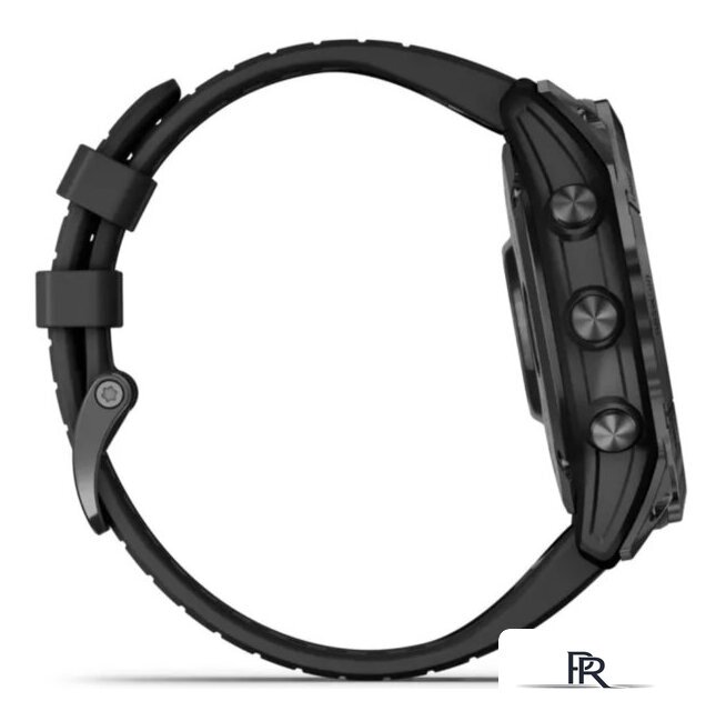 Умные часы Garmin Fenix 7X Pro Sapphire Solar (карбоново-серый титан/черный) - Изображение №6 — Интернет-магазин ПроЗаказ