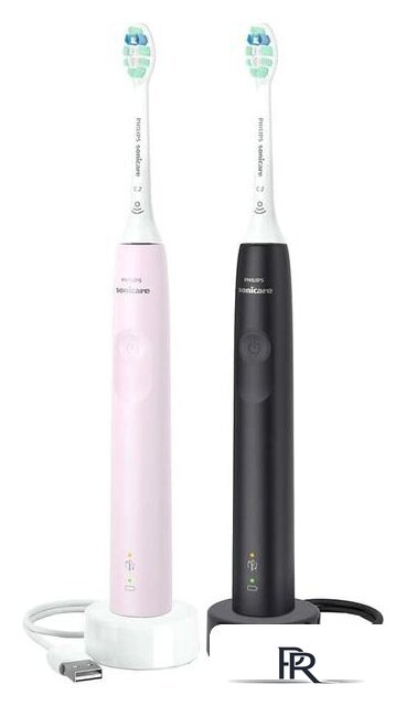 Комплект электрических зубных щеток Philips Sonicare 3100 series HX3675/15 - Изображение №1 — Интернет-магазин ПроЗаказ