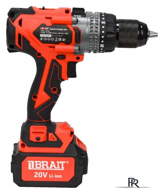 Дрель-шуруповерт Brait BCDI20-4PUMBL PRO (с 1-м АКБ, кейс) - Изображение №6 — Интернет-магазин ПроЗаказ