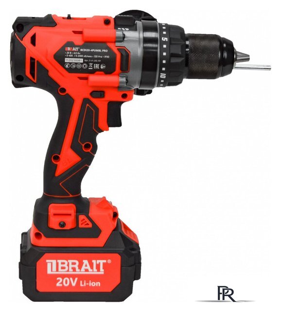 Дрель-шуруповерт Brait BCDI20-4PUMBL PRO (с 1-м АКБ, кейс) - Изображение №4 — Интернет-магазин ПроЗаказ