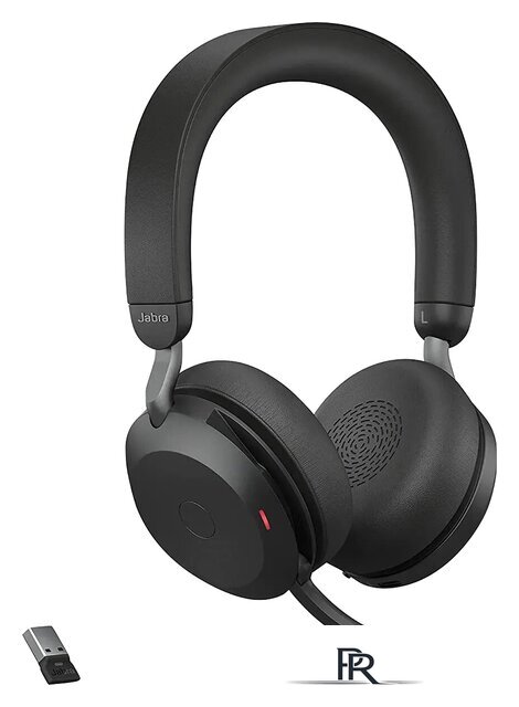 Офисная гарнитура Jabra Evolve2 75 UC Stereo USB-A (черный) - Изображение №1 — Интернет-магазин ПроЗаказ
