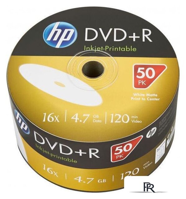 DVD+R диск HP 4.7Gb 16x 69304 (50 шт.) - Изображение №1 — Интернет-магазин ПроЗаказ