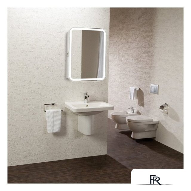  Doratiz Шкаф с зеркалом Doratiz Аква Плюс 50 2711.936 (белый,с подсветкой) - Изображение №12 — Интернет-магазин ПроЗаказ