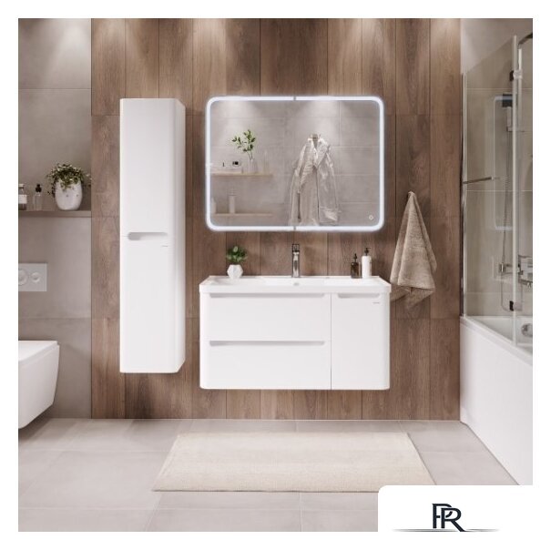  Grossman Тумба под умывальник Адель 90 см подвесная (белый) - Изображение №4 — Интернет-магазин ПроЗаказ