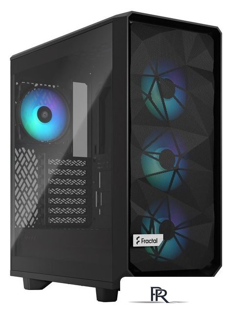 Корпус Fractal Design Meshify 2 Compact Lite RGB Black TG Light tint FD-C-MEL2C-05 - Изображение №1 — Интернет-магазин ПроЗаказ