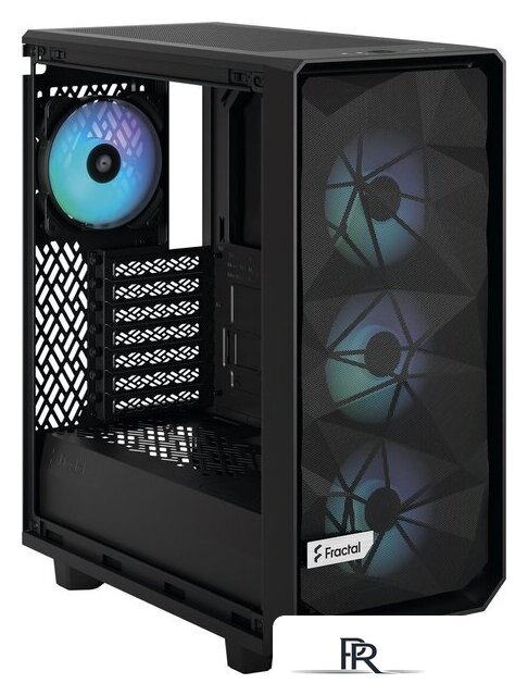 Корпус Fractal Design Meshify 2 Compact Lite RGB Black TG Light tint FD-C-MEL2C-05 - Изображение №5 — Интернет-магазин ПроЗаказ