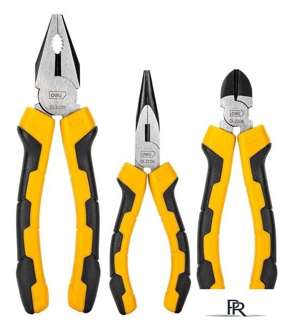 Набор пассатижей Deli DL2008-3 (3 предмета) - Изображение №1 — Интернет-магазин ПроЗаказ