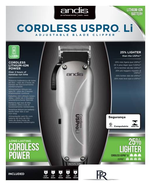 Машинка для стрижки волос Andis Cordless USPro Li Adjustable Blade Clipper LCL - Изображение №4 — Интернет-магазин ПроЗаказ