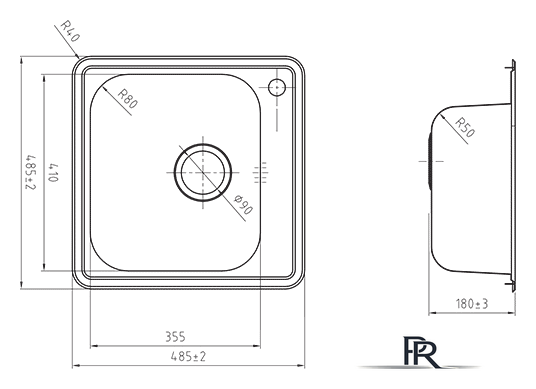 Кухонная мойка IDDIS Strit STR48S0i77 - Изображение №2 — Интернет-магазин ПроЗаказ