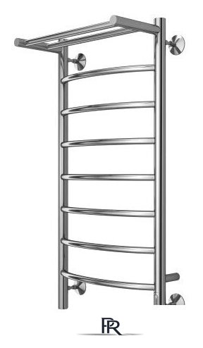 Полотенцесушитель TERMINUS Классик П8 400x850 с полкой бп электро (хром) - Изображение №2 — Интернет-магазин ПроЗаказ