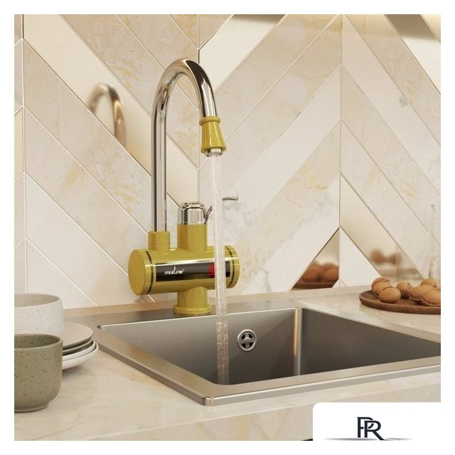 Проточный электрический водонагреватель-кран Mixline WH-003 (золото) - Изображение №4 — Интернет-магазин ПроЗаказ