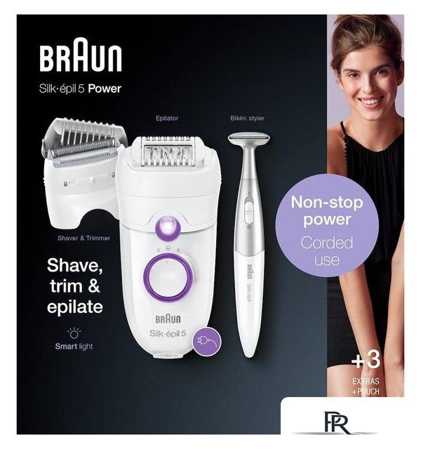 Эпилятор Braun Silk-epil 5 Series 5-825P - Изображение №9 — Интернет-магазин ПроЗаказ
