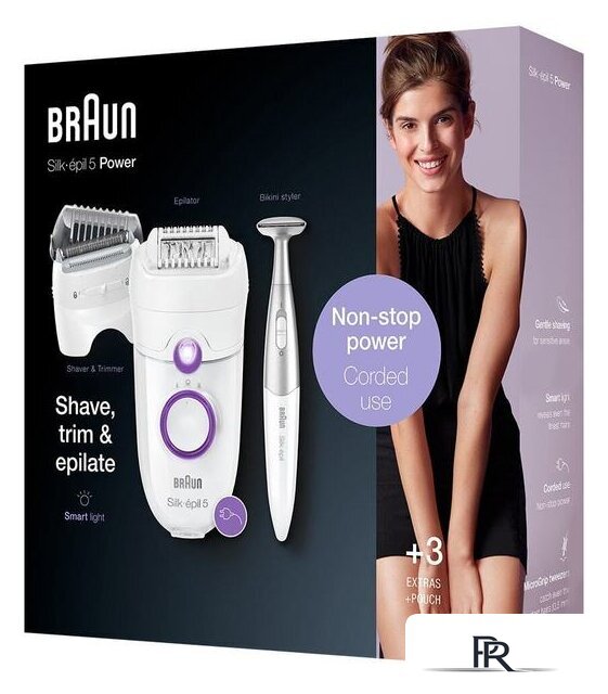 Эпилятор Braun Silk-epil 5 Series 5-825P - Изображение №10 — Интернет-магазин ПроЗаказ