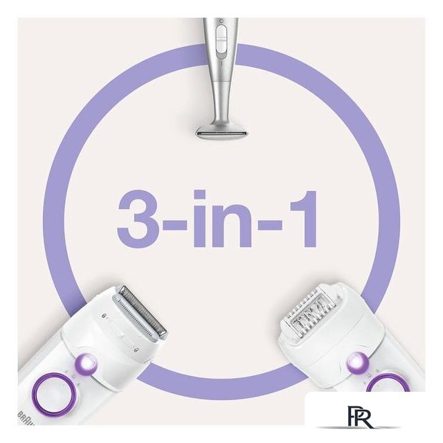 Эпилятор Braun Silk-epil 5 Series 5-825P - Изображение №5 — Интернет-магазин ПроЗаказ