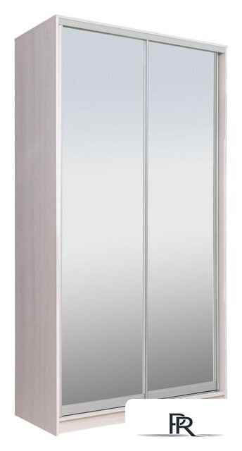 Шкаф распашной Рэйгрупп 158 YYX Elgon РГ-04.04 (ясень снежный/ хром) - Изображение №1 — Интернет-магазин ПроЗаказ