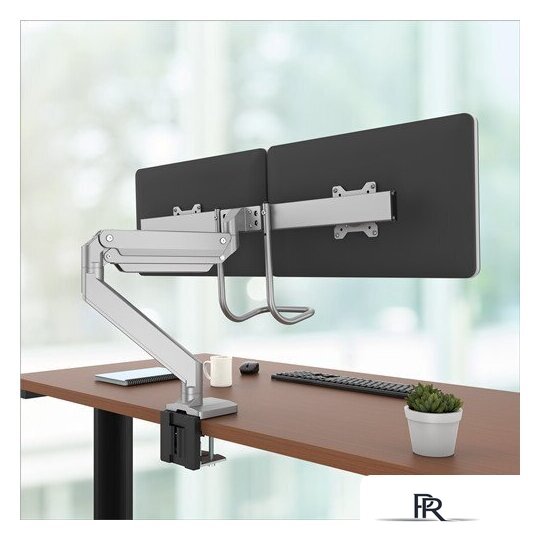 Кронштейн для монитора Fellowes Eppa Dual Crossbar Monitor Arm (серебристый) - Изображение №4 — Интернет-магазин ПроЗаказ