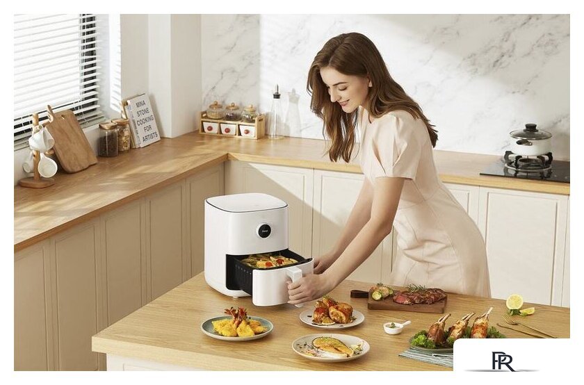 Аэрогриль (аэрофритюрница) Xiaomi Mi Smart Air Fryer 3.5L MAF02 (евровилка, белый) - Изображение №15 — Интернет-магазин ПроЗаказ