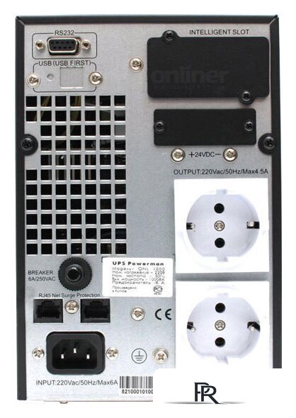 Источник бесперебойного питания Powerman Online 1000 (1000VA) - Изображение №3 — Интернет-магазин ПроЗаказ