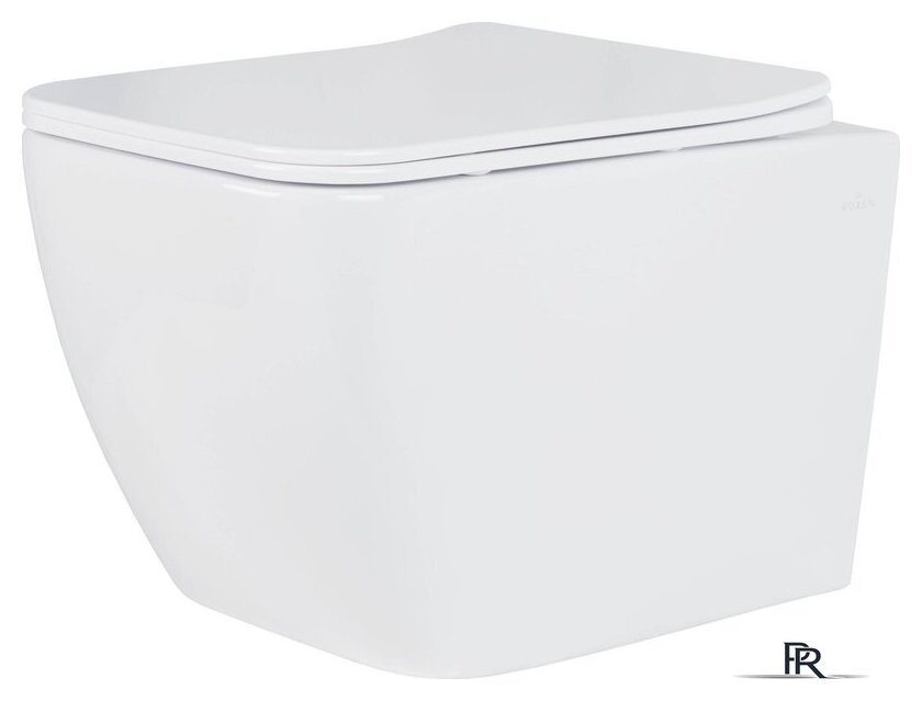 Унитаз подвесной Roxen Cube One Rimless 6 в 1 StounFix Dual Fresh 543879 (кнопка: черный матовый) - Изображение №4 — Интернет-магазин ПроЗаказ