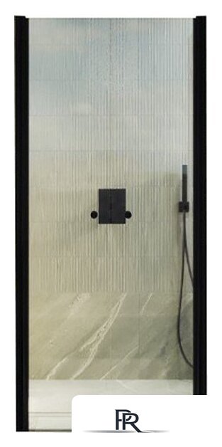 Душевая дверь MaybahGlass 198x89 MGD-423-6 (прозрачное стекло/черный) - Изображение №1 — Интернет-магазин ПроЗаказ
