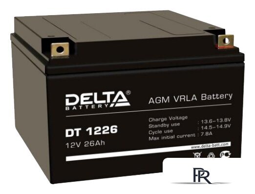 Аккумулятор для ИБП Delta DT 1226 (12В/26 А·ч) - Изображение №1 — Интернет-магазин ПроЗаказ