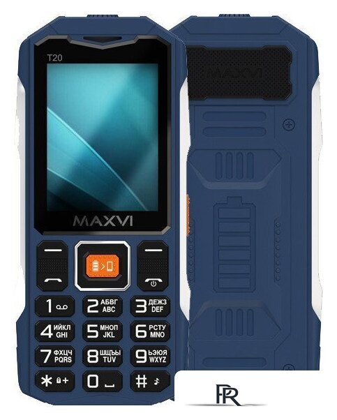 Кнопочный телефон Maxvi T20 (синий) - Изображение №1 — Интернет-магазин ПроЗаказ