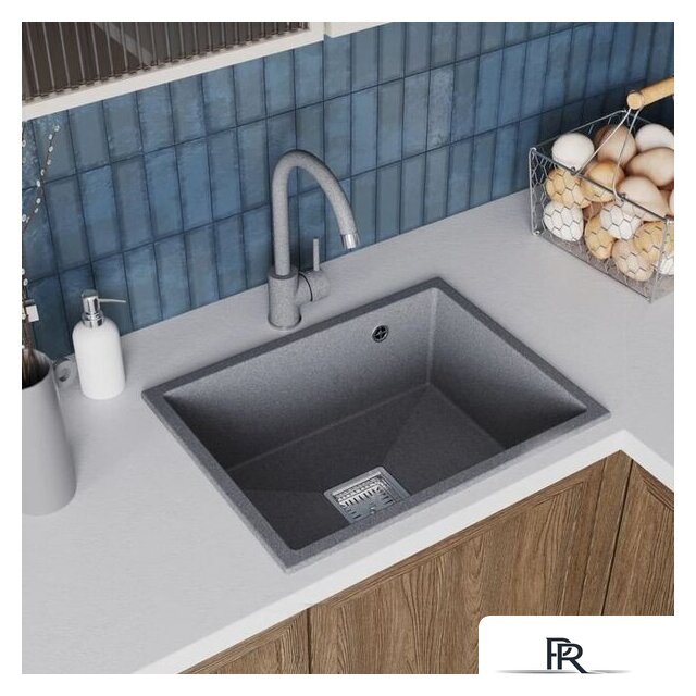 Кухонная мойка Polygran Blade 500 (серый) - Изображение №2 — Интернет-магазин ПроЗаказ