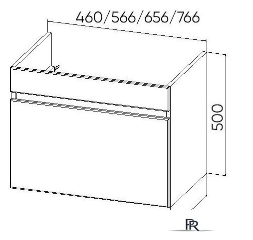  Viant Тумба под умывальник Мальта Como 70 VMAL70CO-T1YP - Изображение №4 — Интернет-магазин ПроЗаказ