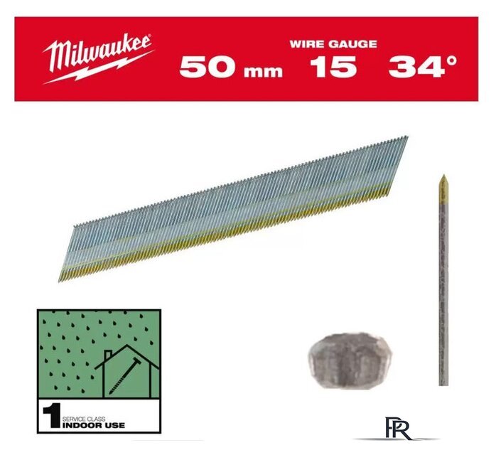 Гвозди для пистолета Milwaukee 4932492577 (2500 шт) - Изображение №1 — Интернет-магазин ПроЗаказ