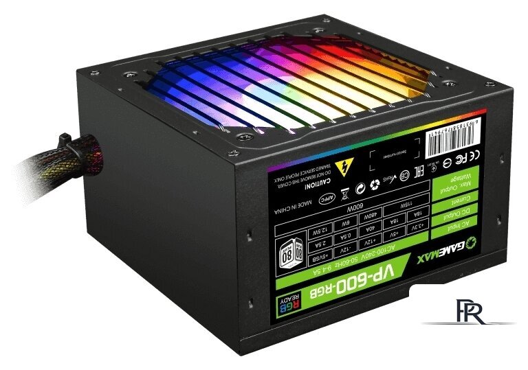 Блок питания GameMax VP-600-RGB - Изображение №1 — Интернет-магазин ПроЗаказ
