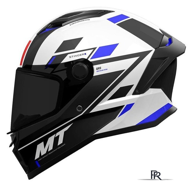 Мотошлем LS2 Stinger 2 Micro (XL, черный/белый) - Изображение №1 — Интернет-магазин ПроЗаказ