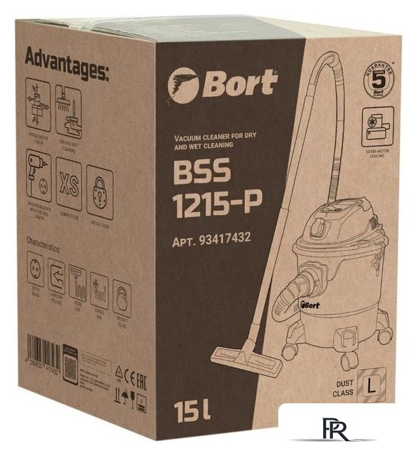 Пылесос Bort BSS-1215-P - Изображение №9 — Интернет-магазин ПроЗаказ